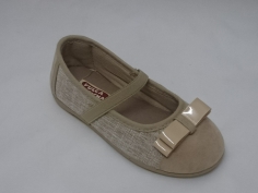 Zapatilla Lona Niña Beig