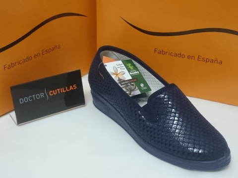 Zapatilla Señora Doctor Cutillas Mod 9823 Marino