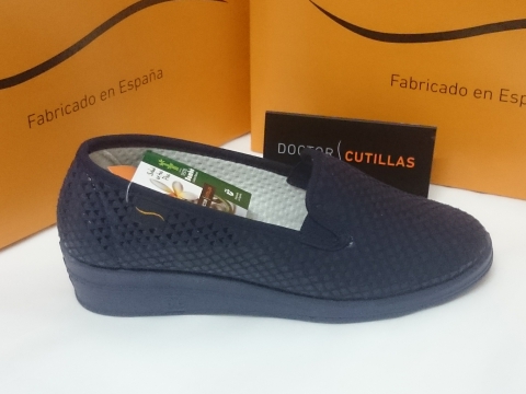 Zapatilla Señora Doctor Cutillas Mod 9823 Marino