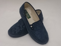 Zapatilla Señora Isasa Mod 315 Boa Azul 2