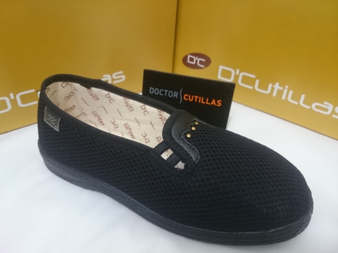 Zapatilla Señora Doctor Cutillas Mod 935 Negro