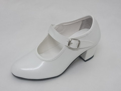 Zapato Flamenco Blanco