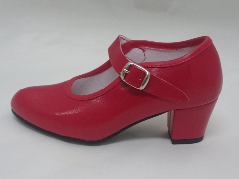 Zapato Flamenco Rojo